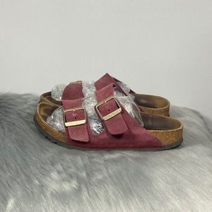 Birkenstock Arizona Maroon Red
